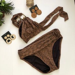 Ann Cole Detail Embellish swim suit set